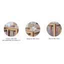 Ver imagem 4 de Conjunto Sala de Jantar Mesa Grace 130x90 cm e 6 Cadeiras Maia Cimol Nature/Off White/Mascavo