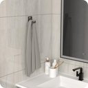 Ver imagem 2 de Gancho de Parede Inox Toalha Cabide Banheiro ELG