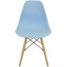Kit 6 Cadeiras Charles Eames Eiffel Wood Design Azul Claro - 2