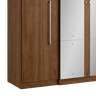Guarda-roupa Spencer C/ Espelho Grande e 4 Portas Carvalho Sensitive DST - 6