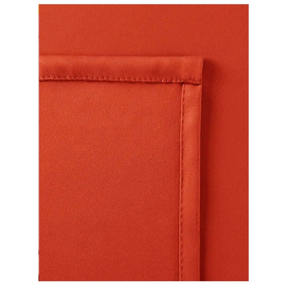 Cortina De Tecido Premium Para Janela e porta 2,80 x 2,20 Altura Vermelho - 3