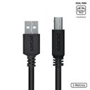 Ver imagem 1 de Cabo Para Impressora Usb A 2.0 Macho Para Usb B 2.0 Macho 28awg Puro Cobre 3 Metros - Puabm2-3