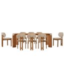 Ver imagem 2 de Conjunto para Sala de Jantar com 8 Cadeiras Tokyo Marrom/Milano/Imbuia