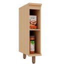 Ver imagem 3 de Balcão para Cozinha 100% MDF 20 cm 1 Porta Lótus Carvalho/Verde