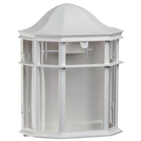Luminária Arandela de Parede Colonial Externa Termoplástico E27 de Ville Dital Branco