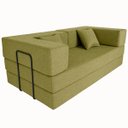 Ver imagem 3 de Sofá Cama na Caixa 3 Lugares Orgânico Moderno Premium Boucle