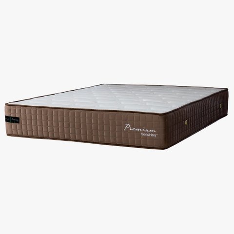 Colchão Premium 32cm Casal 1,38 - Marrom