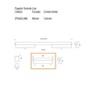 Ver imagem 3 de Puxador Sorento 96mm Dourado Fosco Zen Zp5450.096.955 Móveis