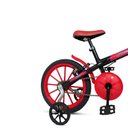 Ver imagem 2 de Bicicleta Aro 16 Infantil com Rodinhas e Buzina 3 a 7 Anos Vermelho Ravok