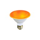 Ver imagem 1 de Lâmpada Led Colorido Âmbar Laranja Par30 10w Bivolt E27 Ip65 Externo Festa