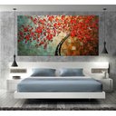 Ver imagem 5 de Quadro Pintura Tela Abstrato Moderno 2186: 80cm (A) x 160cm (L)