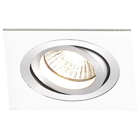 Spot Embutir Quadrado Alumínio 3,5cmx12cm 50W Gu10 Bella Iluminação Bivolt