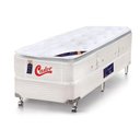 Ver imagem 1 de Cama Box + Colchão Castor Solteiro Super Luxo Vitagel One Face Pocket 96x203x56cm