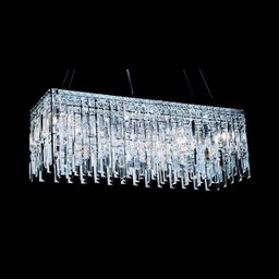 Pendente de Cristal Charm 26cmx32cmx80cm Bella Iluminação - 1