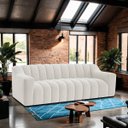 Ver imagem 2 de Sofá 2 Lugares Luxo Recepção Escritorio Sala Elegance 150cm Bouclé