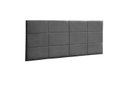 Ver imagem 1 de Painel Raissa 193 cm Suede Cinza