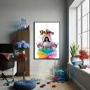 Ver imagem 1 de Quadro Santa Sara Protetora Ciganos - 70x50cm:moldura Preta