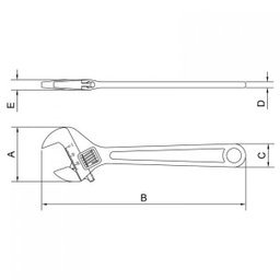 Chave Ajustável 6" Tramontina PRO - 2