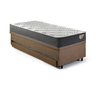 Bicama Box Baú Solteirão com Colchão Adapto Molas Ensacadas Ecoflex Linho Marrom 96x203 - 10