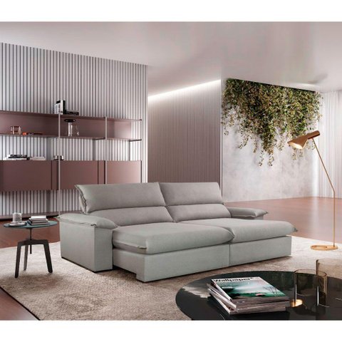 Sofá Filadélfia Linho 02 Módulos 90cm B25cm Meu Sofá Online A230 Linho Cinza