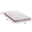 Ver imagem 4 de Colchão Solteiro Physical Resistente Liso D20 78x188cm Lilás Ortobom