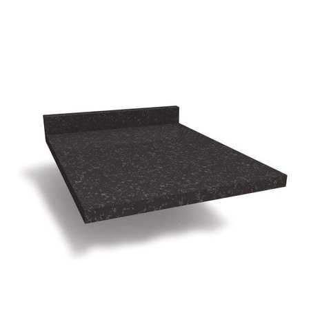 Tampo para Balcão de Cozinha 40cm B648 Kappesberg - Preto Brilho