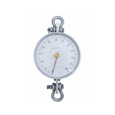 Dinamômetro Circular Analógico 600kgf Graduação 5kg Alumínio Br-600 Portátil
