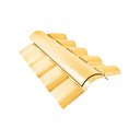 Ver imagem 1 de Cumeeira Central Articulada Pvc Colonial Marfim (par)