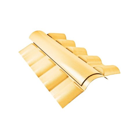 Cumeeira Central Articulada Pvc Colonial Marfim (par)