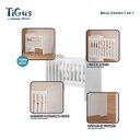 Ver imagem 4 de Berço Americano Carinho Branco Acetinado - Tigus