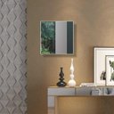 Ver imagem 1 de Painel Decorativo Quadrado com Espelho Colado 60x60cm Es7 Dalla Costa - Off White