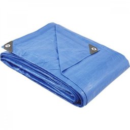 Lona de polietileno azul 5 m x 3 m Vonder - 1