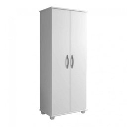 Armário Multiuso para Lavanderia 2 Portas 3 Prateleiras Aracaju Arte Móveis - 2