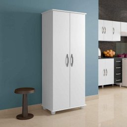 Armário Multiuso para Lavanderia 2 Portas 3 Prateleiras Aracaju Arte Móveis - 1