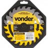 Lâmina de serra circular com dentes de metal duro/vídea 180 mm x 20 mm 24 dentes Vonder - 2