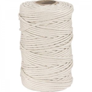 Corda multifilamento trançada 60 mm x 180 m branca Vonder