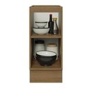 Ver imagem 6 de Balcão Madesa Lux 35 cm 1 Porta (Sem Tampo) Rustic/Branco Veludo