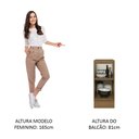 Ver imagem 5 de Balcão Madesa Lux 35 cm 1 Porta (Sem Tampo) Rustic/Branco Veludo