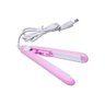 Mini Chapinha Prancha Viagem Cabelo 17cm Bivolt 110/220v Cor:rosa;gênero:unissex;tamanho:único - 4