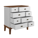 Ver imagem 4 de Cômoda 8 Gavetas Branco