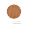 Ver imagem 2 de Mesa de Jantar Redonda Galena C/ Tampo Giratório - 5517 Mmj-nc Nc-amendoa/vidro Fendi 1,20m