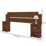 Cabeceira Orion 140/160cm Mel – Móveis Primus - 4