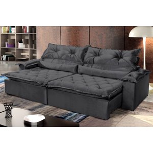 Sofá Sparta Retrátil e Reclinável 200cm - Movenzo Estofados