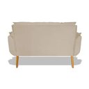 Ver imagem 3 de Namoradeira Decorativa Opala Suede:bege