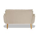 Ver imagem 3 de Namoradeira Decorativa Opala Suede:bege