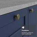 Ver imagem 6 de Balcão de Cozinha 70 cm 2 Portas (sem Tampo) Branco/Azul Vik Madesa