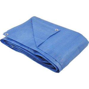Lona de polietileno azul 8 m x 4 m Nove54
