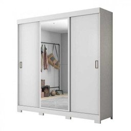 Guarda-Roupa Casal 2 Espelhos 3 Portas de Correr 4 Gavetas Notável Móveis - 3