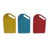 Kit 3 Tábua de Carne Multicores Amarelo Azul e Vermelha Alimentos - 1