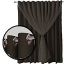 Ver imagem 2 de cortina blackout Ana para quarto sala 5,00 x 2,90 marrom